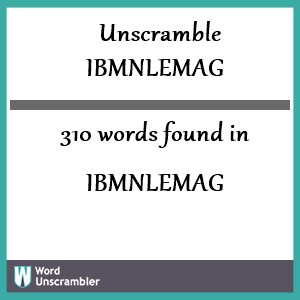 310 words unscrambled from ibmnlemag